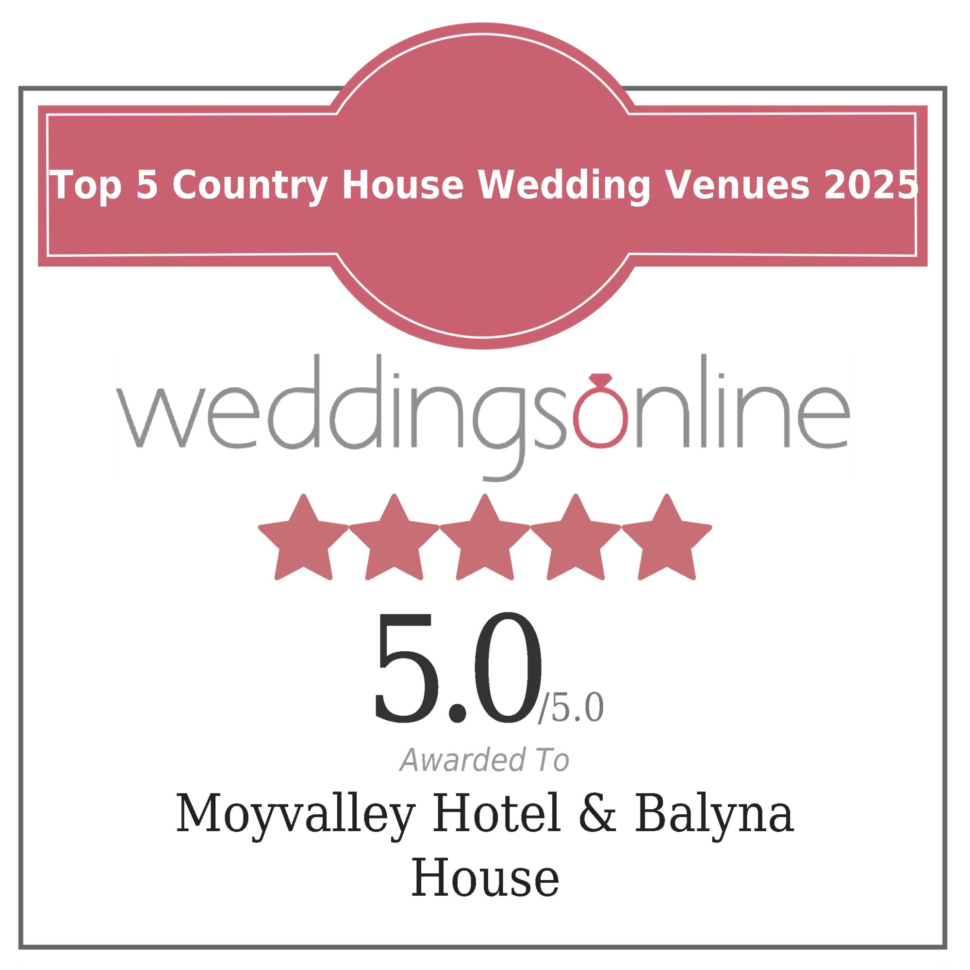 top 5 country house wedding venues 2025 instagram